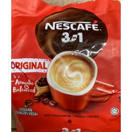 NESCAFÉ NESCAFE 3 in 1 Blend & Freshly Brew Original Instant Coffee 100 sticks x 4 packs