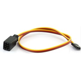 Dantenron RC JR Style Servo Splitter Cable,1 Male to 2 3 4 5 6 Female Y Harness Leads Y Splitter Lead Wire for 1/8 1/10 1/24 Crawler Truck Car Airplane Drone Receiver Servo ESC (1 Male to 3 Female)