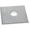 Square Plate Washer, M16 (Hole) Size: 4", Thick: 6mm -