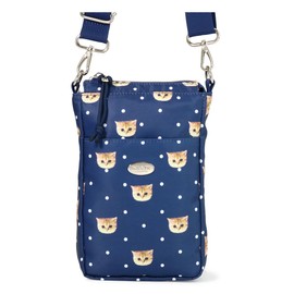 Paul & Joe Paul & Joe Accesois PJA-B1243 Women's Shoulder Bag, Exclusive to Order Model, ACCESSOIRES, Mini Shoulder, Wallet Shoulder, Smartphone Shoulder, Travel, Valuables, Passport, Navy