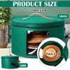 Suzile 4 Pack Large Round Foldable Felt Hat Box for