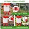Automatic Chicken Waterer,Float-Controlled Large Watering System with Stainless Steel Metal