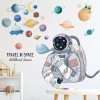 DaraBaby Vinil Decorativo Astronauta Planetas Habitación Niño Bebes