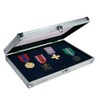 Compact Size Safe 5618 Collection Display Case Aluminium with Velvet