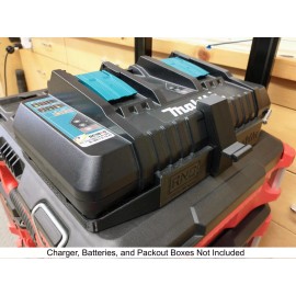 Makita Milwaukee Packout Mount for Makita DC18RD Charger - Milwaukee Packout
