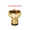 Mdlufee 2 x Garden Hose Quick Connector, 3/4 Inch Female