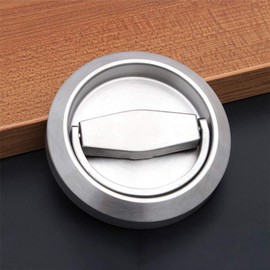 tooloflife Flush-Mounted Door Handle, Sliding Door Handle, Invisible Sliding Door Handle, Cupboard Handle, Drawer Handle, Stainless Steel