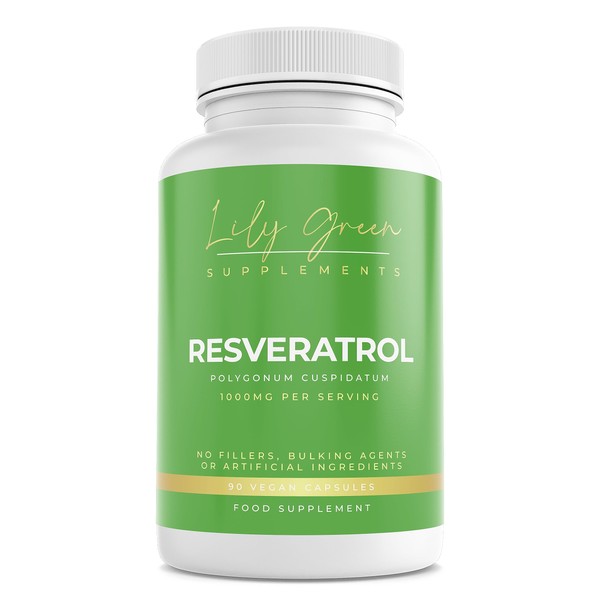 Lily Green | Resveratrol 1000mg per Serving | 90 Vegan