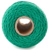 Craft County Decorative Wrapping Twine – Green Cotton (100M Tube)