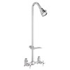 Homewerks 3070-252-BN-B-WS Outdoor Shower Kit with Soap Dish, Corrosion, Rust