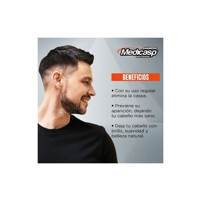 Medicasp Shampoo Antimicótico Anti Caspa 400 Ml