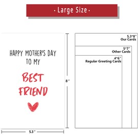Funny Best Friend Mothers Day Gifts, Mothers Day Card for Friend, Funny Mothers Day Card From Kids Happy Mothers Day Card for My Best Friend……