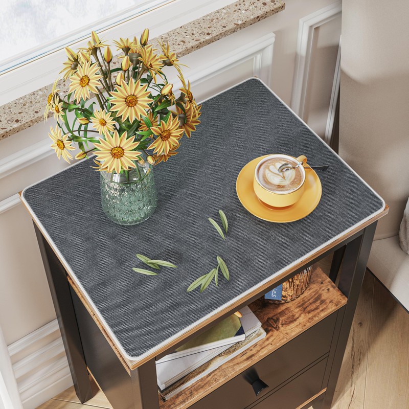 DAWNTREES Night Stand Covers Set of 2,11.8" x 15.7" Small