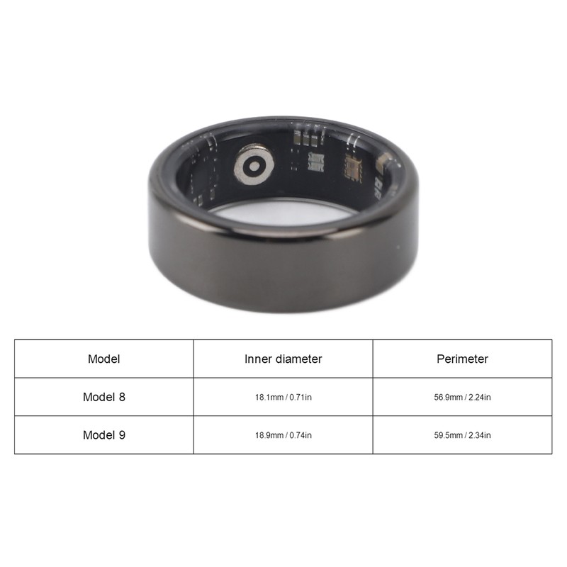 Smart Ring IP68 Waterproof Multi Sports Modes Magnetic Charging BT