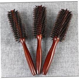 Gatuida Round Hair Brush with Wood Handle Ergonomic Twill Design for Hair Drying Styling Curling Random Color Durable Bristle Comb Random Color