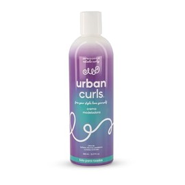 URBAN CURLS Crema Modeladora para Rizos 360 ml – Define y Controla Frizz – Peina, Hidrata y Nutre – Sin Sulfatos, Parabenos ni Siliconas – 100% Natural y Orgánica para Cabello Rizado