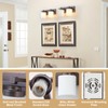 BrkNit 2 Light Modern Bathroom Light Fixtures Over Mirror, Bronze