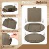 15 Pcs Bat for Pottery Wheel Adapter with Removable Inserts