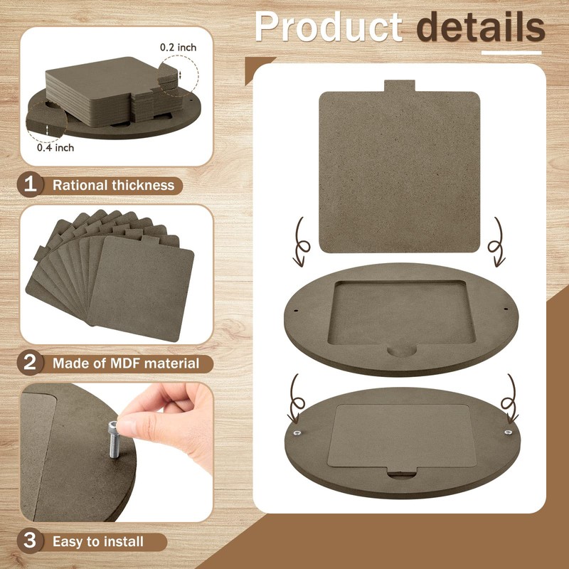 15 Pcs Bat for Pottery Wheel Adapter with Removable Inserts