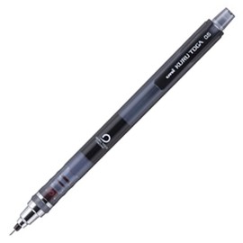 Kurutoga Standard Model Mechanical Pencil, Glass Color, 0.5 mm [Glass Black] M5