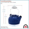 Blue Enameled Humidifying Kettle