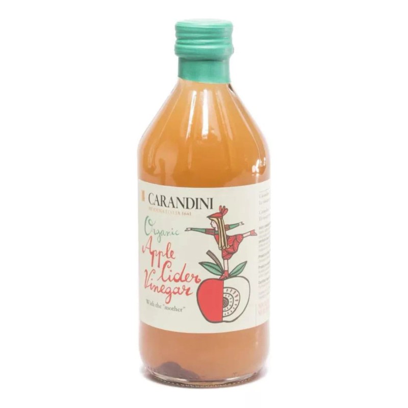 Carandini Vinagre De Manzana Orgánico Con Madre 500 Ml -