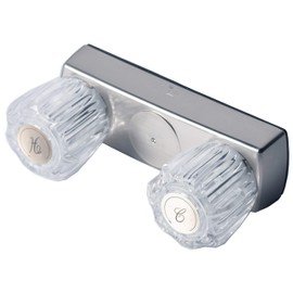 Laguna Brass 3330ABN Mobile Home Two Handle Non-Metallic 4" Shower Valve Brushed Nickel Finish