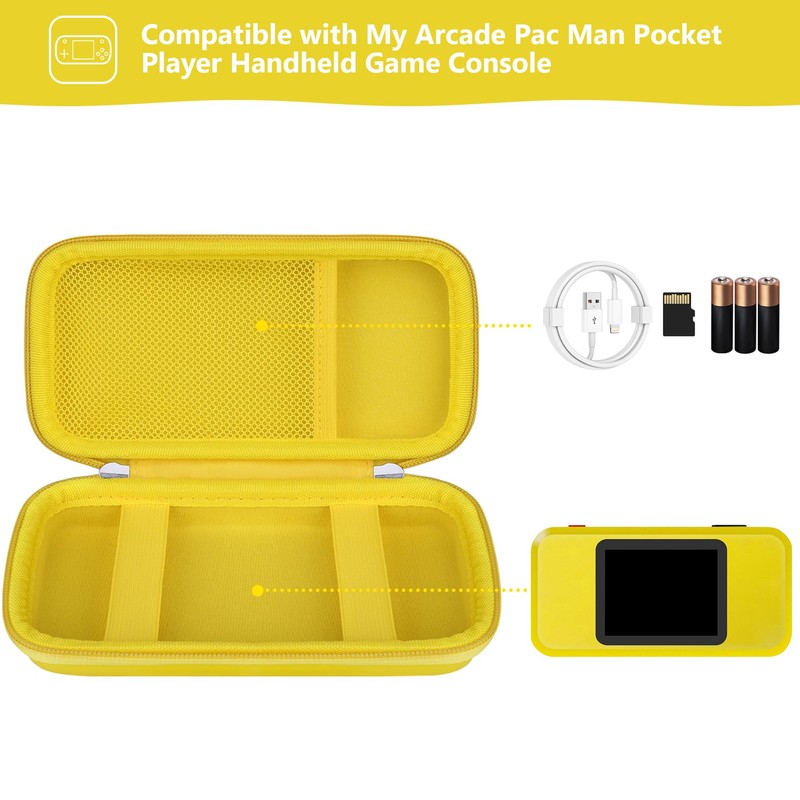 Supmay Hard Travel Case for My Arcade Pac Man Pocket