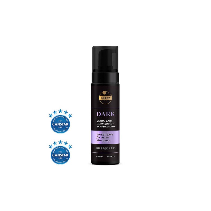 Le Tan Uber Dark Self Tanning Foam Violet Base 200mL