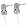 STOBAZA 2sets Lotion Dispenser Pump Replacement Plastic Bottle Pump for
