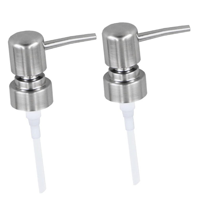 STOBAZA 2sets Lotion Dispenser Pump Replacement Plastic Bottle Pump for
