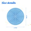 BESULEN Car Cup Coasters, 4 Pack Spider Web PVC Non-Slip