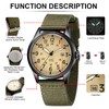 voso Quartz Watches Mens Watches Military Watch Waterproof Wrist Watches