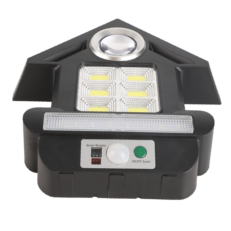 Solar Street Light House Shape ABS LED Motion Sensing Solar