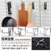 Yunox 16-615 Wire Net Hooks, 1.0 inches (25 mm), Chrome