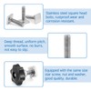 JJWNMLL T track adapter bolts head 20x20 mm square sliding