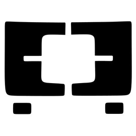 Rvinyl Headlight Pre Cut Film Cover Kit in Blackout Smoke Compatible with Ford F-250 2017-2019 - Adhesive Backss