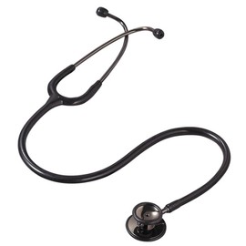 Classic Dual Head Deluxe Stethoscope by Lane Instrument, Black Edition