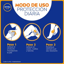 Kit Nivea Sun Sport Bloqueador Solar 3/200ml C/u Fps50