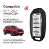 Keylessbest Replacement for 2019 2020 2021 2022 2023 Infiniti QX60