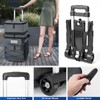 Odoland 48/72 Cans Soft Cooler with Wheels and Handle Collapsible