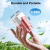 Portable Fan 4000mAh Rechargeable, 4 Speeds 13000RPM Strong Airflow, Personal