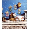 Orchidea Counted cross stitch kit with plastic canvas Angels set