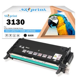 SkyPrint 3130 Black Toner Cartridge H516C Compatible with Dell 3130 3130CN 3130CND Printers 9,000 Pages