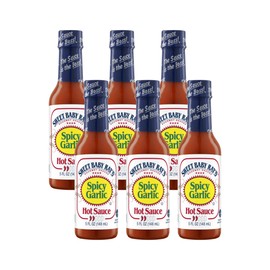 Sweet Baby Ray’s Spicy Garlic Hot Sauce 5 Fl Oz (Pack of 6)