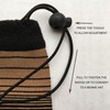Rockjock mens neck warmer, scarf, hat, hood, snood - reversible-BEIGESTRIPE