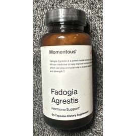 Momentous Fadogia Agrestis 600mg 60 Capsules Dietary Supplement Hormone Support