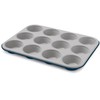 Guardini, Line Xbake Form 12 Muffins, Steel with Non-Stick Coating,