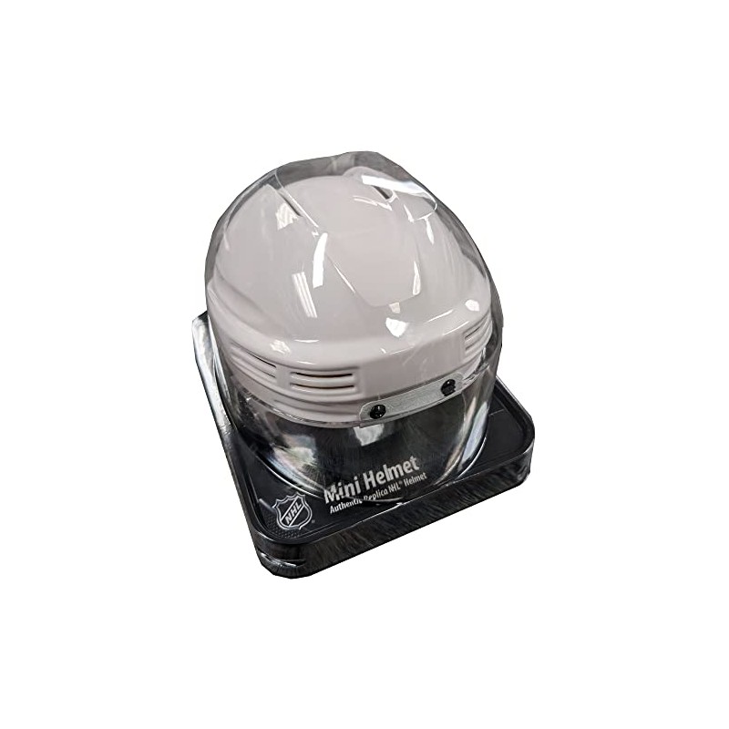 SportStar Mini Hockey Display Helmet — White — Minnesota MIN