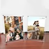 A5 Clear Acrylic Photo Frame, Clear Picture Frame, Wall Mounting,